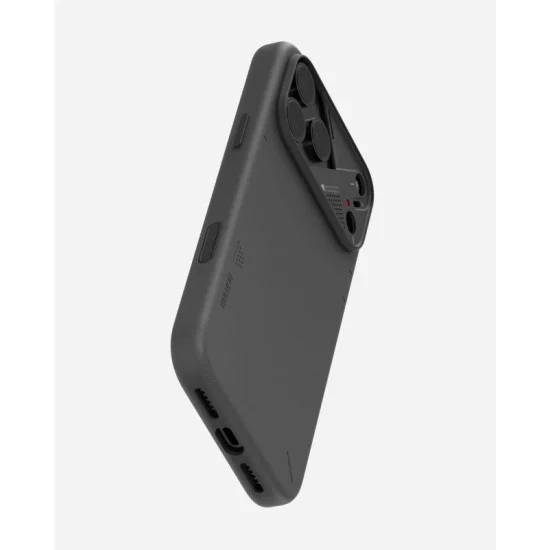 AULUMU A17 Vegan Leather Case for iPhone 17 Pro Max - Black